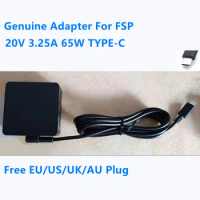 Genuine 20V 3.25A 65W 5V 9V 12V 15V 3A TYPE-C USB-C FSP FSP065-A1BR3 Power Supply AC Adapter For intel NUC M15 Laptop Charger
