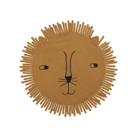 丹麥 OYOY 純棉編織造型地毯-獅子王