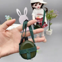 1:12 Doll House Mini Imitation Military Kettle Model for Doll House Furniture Decoration Accessories
