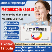 Ren Gong Niu Huang Jia Xiao Zuo Jiao Nang 1 Kotak 12 Butir Obat Sakit Gigi Gingivitis Perikoronitis 