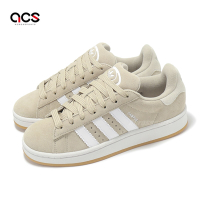 adidas 休閒鞋 Campus 00S J 大童 女鞋 米灰 白 麂皮 Y2K 膠底 復古 愛迪達 JI4461