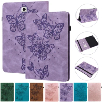 Tablet Case for Samsung Galaxy Tab S2 9 7 Cover SM-T810 T813 Cute Flower Butterfly Embossed TPU Shell for Samsung Tab S2 Case