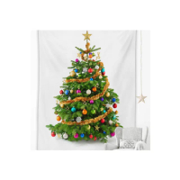 【北熊の天空】聖誕掛布 聖誕掛毯 聖誕樹 房間裝飾牆布 耶誕掛布 掛布 ins(聖誕樹掛布 掛毯)
