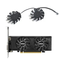 For MSI GeForce GTX 1650 4GB LP OC Graphics Card Repla HA5510H12F-Z 2pin 0.30A GTX1650 Cooling Fan