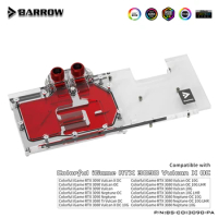 BARROW Water Block for Colorful iGame RTX 3080 TI 3090 Vulcan X OC/Neptune OC GPU Card Full Cover Copper Radiator BS-COI3090-PA