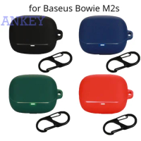 for Baseus Bowie M2s Case Silicone Protective Wireless Headphone Cover Shockproof-Shell Washable Antidust Sleeve