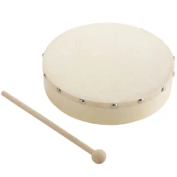 Hand Drum Frame Drums For Kids Percussion Wood Frame Drum With Drum Stick Musical Instrument For Kids Drums Beginners Adults