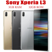 Sony Xperia L3 L3312 4G LTE Mobile 5.7" 3GB RAM 32GB ROM Original Unlocked 13MP&amp;2MP Android Smartphone Fingerprint Cell Phone