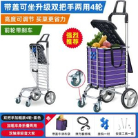 多款-家用買餸車小拉車購物車靜音拉桿車摺疊餸籃子手拉車