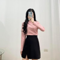 Áo Giữ Nhiệt Lông Thỏ Dài Tay Áo Thun Cổ 3 Phân Giữ Ấm Chất Vải Dày Dặn Miho House