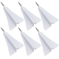 6Pcs Aircraft Pushpin Compact Thumbtacks mini Aircraft Push Pin Replaceable memo note Map Thumbtacks