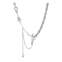 Tassel Pendant Chokers Irregular Star Necklace Star Pendant Necklace Y2k Jewelry