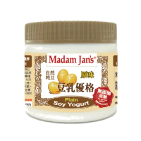 【Madam Jans】無添加蔗糖．大容量植物奶豆乳優格 6入(NSS)
