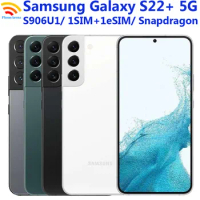Samsung Galaxy S22 Plus S22+ 5G S906U1 6.6" 8GB RAM 128GB 256GB ROM Snapdragon NFC Octa Core Original Unlocked Cell Phone