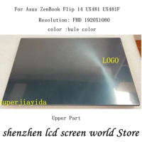 140inch 1920*1080 LCD For Asus ZenBook Flip 14 UX481 UX481F UX481FALaptop LCD Panel Touch Screen Assembly Upper Part