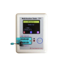 LCR-TC1 full color screen display Multifunction TFT Backlight Transistor IC Tester Diode Triode Inductor Capacitor ESR Meter