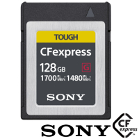 SONY CEB-G128 128G/GB 1700MB/S CFexpress Type B TOUGH 高速記憶卡 (公司貨) 適用D6 1DX3