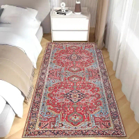 Vintage Persian Carpet Imitation Cashmere Decorative Bedside Rug Hallway Hotel Corridor Long Strip M