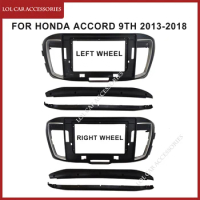 10.1 Inch For Honda Accord 9th 2013-2018 Car Radio Android Stereo MP5 GPS Player 2 Din Head Unit Fascia Casing Frame Install