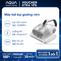 Máy hút bụi giường nệm Aqua CMP105R lực 14.000Pa làm sạch hút được tóc, hạt, bụi mịn, có tia UV kết 