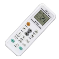 รีโมทคอนโทรลเครื่องปรับอากาศดิจิทัล LCD แบบบูรณาการ 1000 ใน 1 รุ่น K1028E