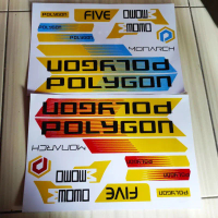 Stiker Sepeda Polygon Monarch Sticker Striping