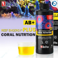 Red Sea REEF ENERGY PLUS Liquid Coral Food lps Soft Sps Bone Coral Feed AB+ All In One Coral Superfood