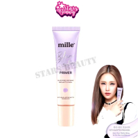 ( 1 หลอดม่วง ) Mille Primer BLUR LASTING PRIMER 8g. มิลเล่ ไพรเมอร์ม่วง ฟินิชแมทท์