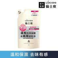 LUCIDO倫士度 零涼感去味沐浴露(補充包)380ml