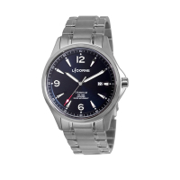 LICORNE 力抗錶 都會時尚 鈦金屬輕量化男仕手錶 (銀X藍LT150MUNI-1)