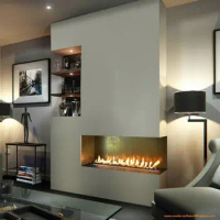Super 72" wifi bio fireplace google alexa voice indoor chiminea