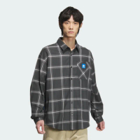 【adidas 愛迪達】長袖上衣 男款 襯衫 CS SHIRT LS M 灰 JC6835