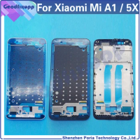 AAA Frame For Xiaomi Mi A1 Mi 5X Media Case Front Frame Screen Frame Middle Bezel Frame For Xiaomi MiA1 Mi5X MDG2 MDI2 Frame