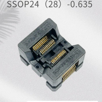 SSOP24（28）-0.635 IC Sockets 0.635mm IC PIN PITCH Prise Size 3.9mm Programmer Adapter Socket