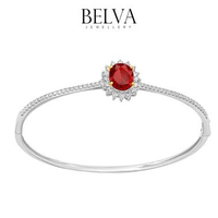 Gelang Berlian Batu Ruby - Belva Jewellery - BABGBW02039