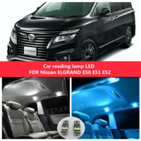 Car reading lamp LED FOR Nissan ELGRAND E50 E51 E52 car ceiling lamp decoration lamp retrofit 15PCS 12V