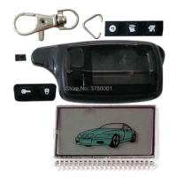 TW9030 Lcd Display Metal Pin + Keychain Body case for Russian Tomahawk TW 9030 9020 2 way Car Alarm TW-9030 TW-9020 TW9020 Key