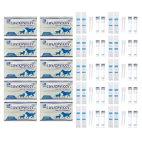 3IN1 Dog Test for CDV CPV CCV Accurate Testing Kits Fast Test for Pet Test 10Pcs Health Household Rapid Test for Dogs 667A