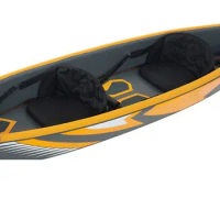 Double SUP Kayak Inflatable Boat Canoe Thickened Splash-Proof Inflatable Boat With Paddle Rafting Inflatable Boat