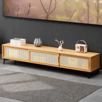 【匠俱】雙門電視櫃 全竹製 120×33×33CM(電視桌 客廳桌 長桌 收納櫃 置物櫃)