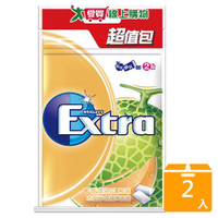 Extra無糖口香糖超值包-香濃蜜瓜62g【兩入組】【愛買】