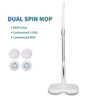 Automatic Mop Wireless Rotating Rechargeable Floor Wiper Cordless Sweeping Handheld Wireless Electric Mop Floor Washer