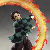 Original Aniplex BUZZmod Kamado Tanjirou Demon Slayer Action Figure Model Toy Brinquedos Figurals