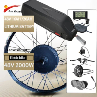 Electric Bike Conversion Kit 20-29Inch 700C 48V 1000W 2000W Brushless Hub Motor For eBIKE Conversion Kit with 20AH Battery