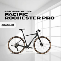 Sepeda Hybrid Pacific Rochester Pro AL 700C Alloy 6061 - Sepeda Hybrid 700c Pacific Rochester Pro Ne