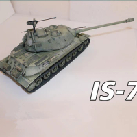 1:50 Scale WW2 Soviet Union Russian Iosif Stalin IS-7 Heavy Tank Paper Model Handmade Toy Puzzles