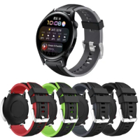 For Huawei Watch 3/3 Pro 22mm Watchband 22mm Silicone Bracelet Huawei GT 2 Pro/GT Runner/GT 2 GT 3 GT 4 46mm/2E Correa GT2 Strap
