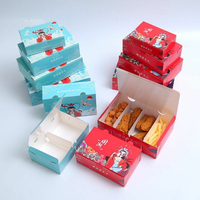 楓林宜居 韓式炸雞打包盒子商用一次性雞排雞塊雞米花包裝盒外賣炸雞盒