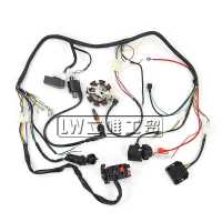 ATV อุปกรณ์เสริมรถชายหาด CG125 150 250CC ชุดสายไฟรถยนต์ครบชุด ส่วนประกอบไฟฟ้า ฟังก์ชันสวิตช์ประกอบ