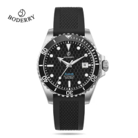 Boderry Titanium Diver Watch Men Luxury Bronze Watch Automatic Mechanical Wristwatch Seiko NH35 Sport 100M Waterproof Luminous